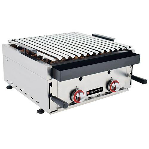 GRILL CHARCOAL GAZ AVEC 4 RAMPES TECHNITALIA