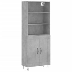 Helloshop26 - Buffet bahut commode armoire meuble de rangement organisateur cuisine salle de séjour salon haut 69,5 x 34 x 180 cm 02_0034680 - 300021_0