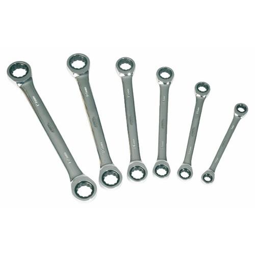 JEU DE CLÉS À CLIQUET POLYGONALES - 8 À 19 MM - 106 CJ 6Z SAM OUTILLAGE