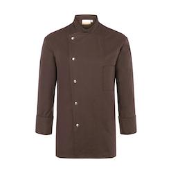 KARLOWSKY Veste de cuisine homme, manches longues, marron , 52 - 52 marron 4040857948182_0