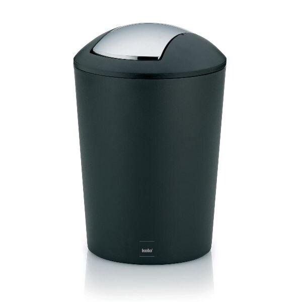 KELA Poubelle 5 L Noire - Marta - 035-1001638_0