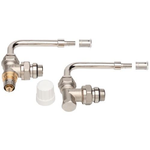 KIT HYDROCÂBLÉ HC-RE RA-IN - EQUERRE À SERTIR - AVEC COUDE ORIENTABLE D16 DOUBLE PANNEAUX DANFOSS