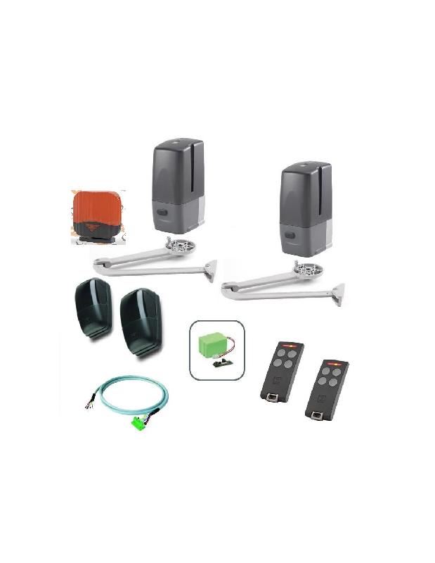 Kit motorisation pour portail battant 400kg 24v - CARDIN - bl3924mcb - 751172_0