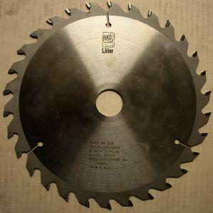 LAME CIRCULAIRE CARBURE BOIS - DIAMÈTRE 235MM - ALÉSAGE 30MM - 20 DENTS ALTERNÉES - EP 2,4/1,6 - RBD ONCI