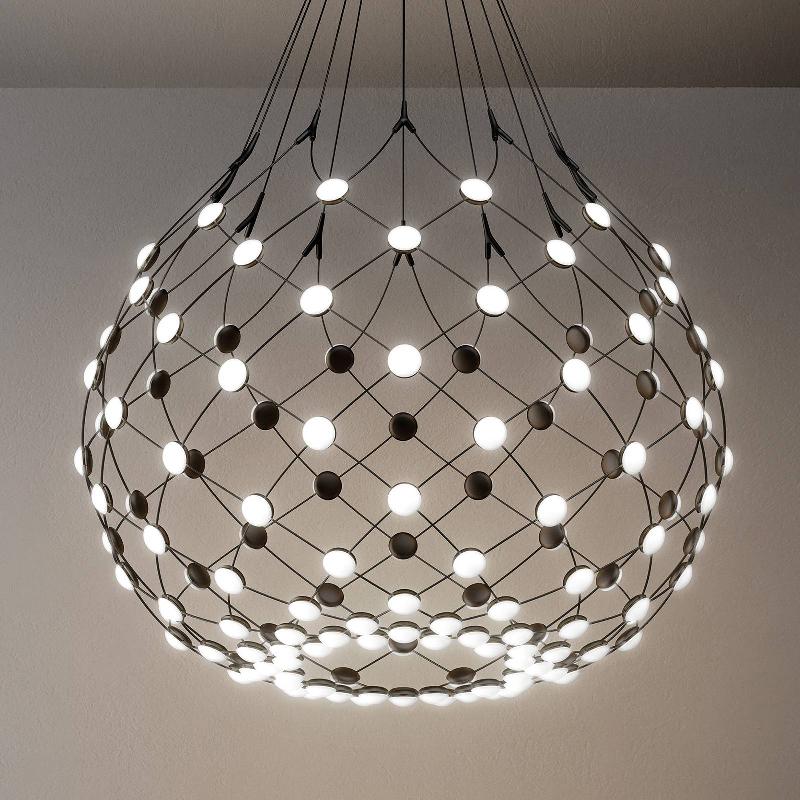 LUCEPLAN MESH SUSPENSION Ø 80 CM CÂBLE 3 M