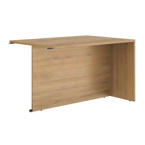 PLAN D'ACCUEIL EN EXTRÉMITÉ L 120 CM WELL CHÊNE AMBRÉ