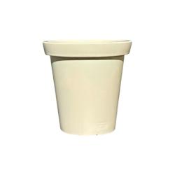 PLAST'UP ROTOMOULAGE Pot de fleurs rond xxl delight 200l - SABLE - beige 0637962081305_0