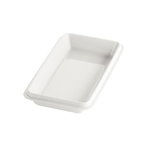 PLAT CREUX RECTANGULAIRE GN 1/3 32.5X17.5CM BLANC EN PORCELAINE - GUY DEGRENNE - EVENTO