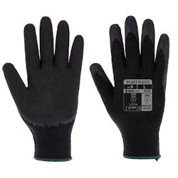 Portwest - Gants manutention tricotés enduit latex CLASSIQUE Noir Taille 10 - noir 5036146007318_0