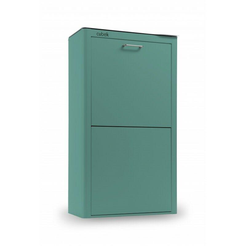 POUBELLE CUISINE DE TRI S LECTIF CUBEK 4 COMPARTIMENTS DE 20