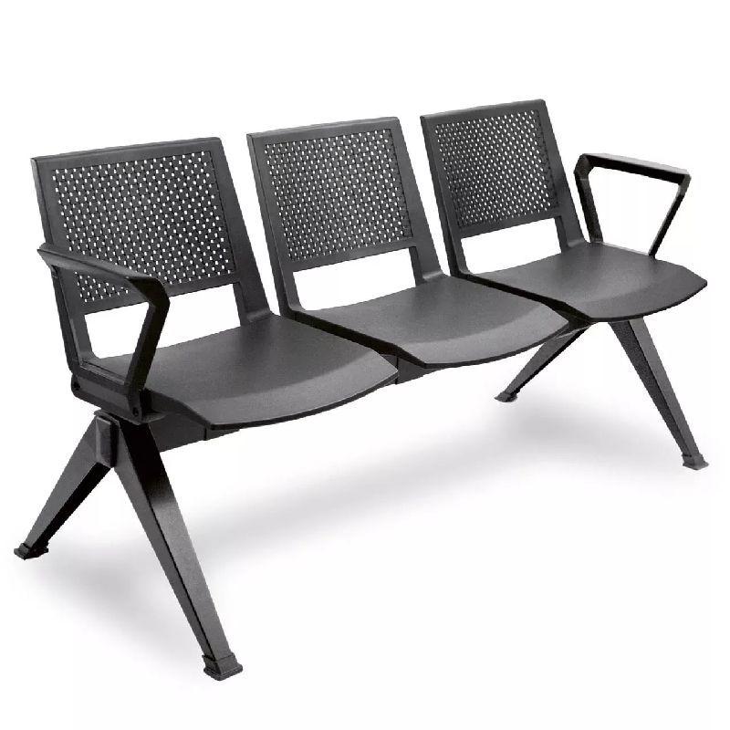 Poutre accueil visiteurs So Lugo - P35, 2 places, piètement Type D, assises en polypropylène_0