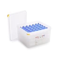 Récipient en polycarbonate Araven GastroNorm Basic GN 1/3 - 5,5 litres - cm 32,5 x 17,6 x 15 h - blanc plastique polypropylène 70378_0