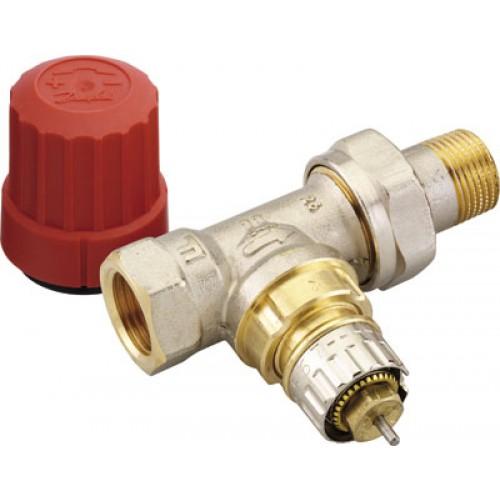 ROBINET THERMOSTATISABLE DROIT AVEC PRÉRÉGLAGE - RA-IN 15 - FILETAGE 15X21 DANFOSS