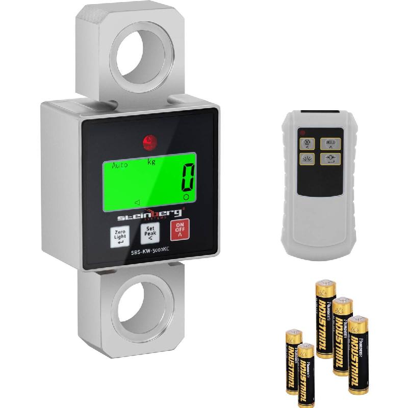Steinberg Systems - Steinberg Systems Crochet Peseur Dynamomètre Balance À Crochet Suspendue Peson Numérique Électronique SBS-KW-5000KC (5 000 kg,_0