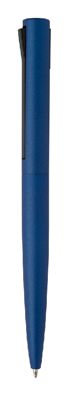 Stylo à bille en aluminium recyclé - couleur métallisée mate - encre bleue_0
