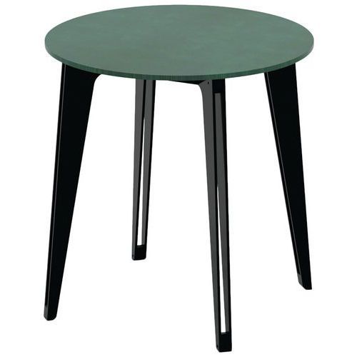 TABLE HAUTE BROTTEAUX RONDE ⌀100 CM VERT - TIZU