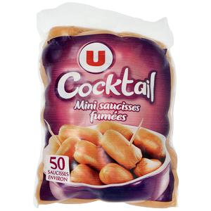 U MINI SAUCISSE COCKTAIL FUMÉE X 50 400 G_0