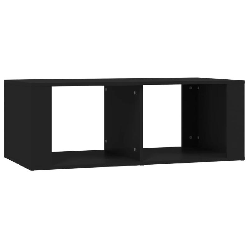 VidaXL Table basse Noir 100x50x36 cm Bois d'ingénierie Modèle Sirius Compact - 816521_0