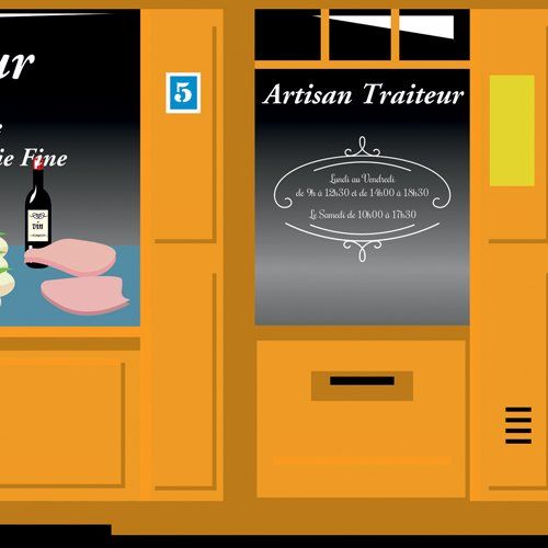 Adhésif pour vitrine - MPA Pro - vinyle de découpe haut de gamme 3M Scotchcal Série 50 - surface d'application plane_0
