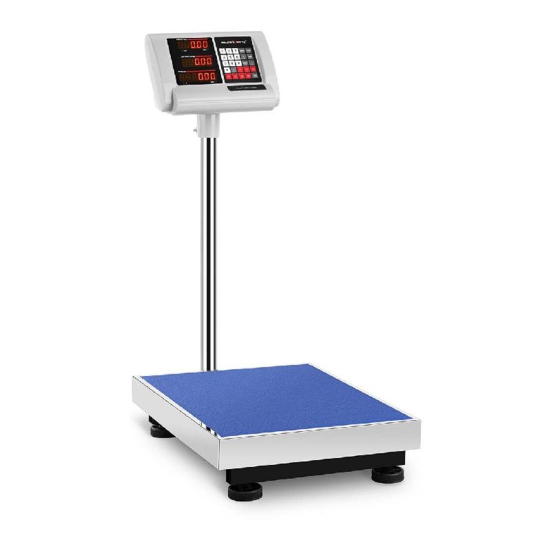 Balance plateforme - 150 kg / 10 g - Plateau inox 40 x 50 cm - Réf 14_0000635_0