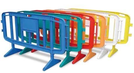 Barrière mobile en plastique - Polypropylène copolymère - Sérigraphiable - Adaptée aux sols irréguliers - 100% recyclable_0