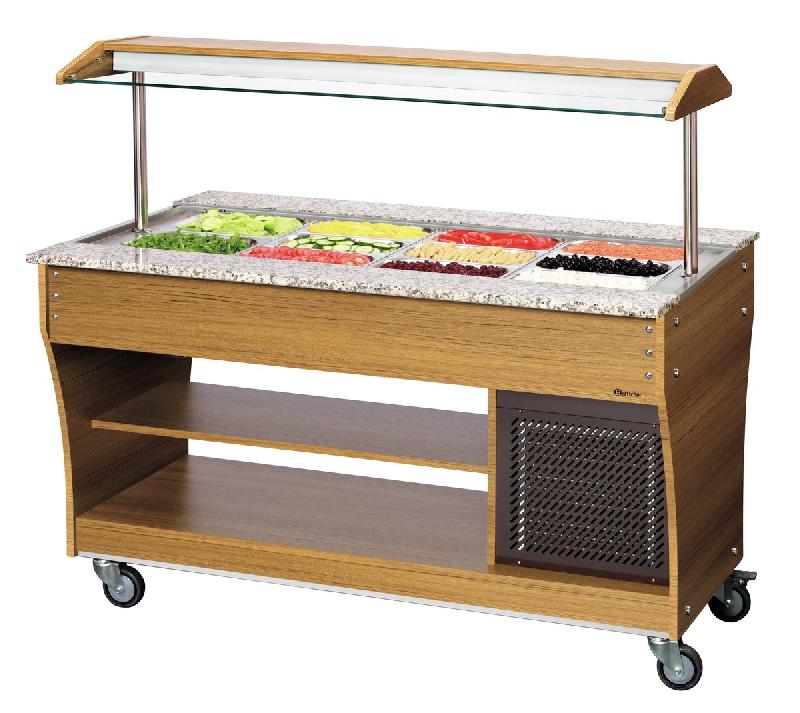 Chariot buffet réfrigéré - froid - 4x1/1 GN - Marque Bartscher_0