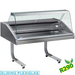 Comptoir-vitrine réfrigéré VR15-CR/R2 - vitre bombée en verre trempé - spécial Fish_0