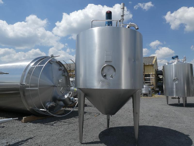 Cuve ETA 5000 L - CUV461 - Inox 304L - Agitation centrale et tri-pâle - Moteur 2,2 kW_0