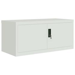 Décoshop26 - Armoire de bureau caissons à tiroirs verrouillable meuble de bureau 90 x 40 x 40 cm acier gris clair DEC024542 - gris 3000254762058_0