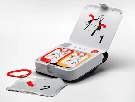 Défibrillateur Automatique Physio Control CR2 - pour les hotels et restaurants avec technologie CPRINSIGHT et ClearVoice_0