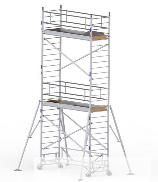 Échafaudage ULTRALU ECOPRO ECS - Hauteur de travail 4,30 m à 12,30 m - Montage rapide et robuste_0