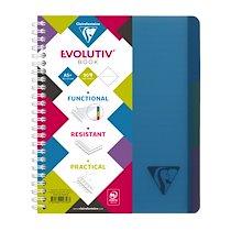 EVOLUTIV'BOOK LINICOLOR INTENSIVE CAHIER RELIURE INTÉGRALE A5+ 180 PAGES DÉTACHABLES PERFORÉ 6 TROUS LIGNÉ + CADRE EN-TÊTE + 3 INTERCALAIRES COUVERTURE PLASTIQUE POLYPROPYÈNE RAINURÉ COULEUR ALÉATOIRE - ASSORTIS - LOT DE 5