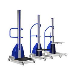 Gerbeur semi-électrique en aluminium - capacité 150kg - hauteur de levage jusqu'à 1870mm - marque HALLINS_0