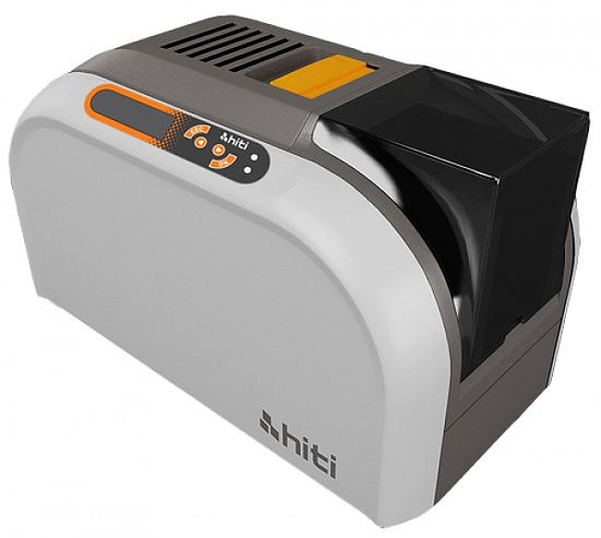 Imprimante de carte plastique extrêmement compacte et puissante - Hiti CS200e  simple  face/USB - C0837_0