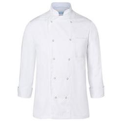 KARLOWSKY Veste de cuisine mixte, manches longues, blanc, pressions, XS - XS blanc 4040857973115_0