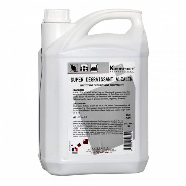 KEMNET - Dégraissant alcalin K241 polyvalent pour sols encrassés - Bidon de 5L - Réf. 003K24101_0