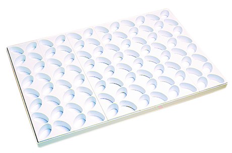 MATFER - PLAQUE 96 MINI-GATEAUX PLASTIQUE 600 X 400 MM 28 X 55 X 35 MM - 350059