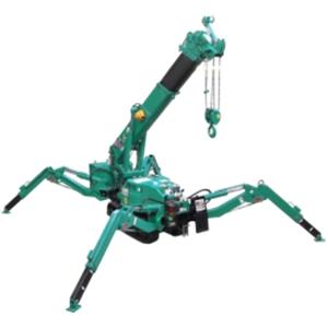 Mini grue Maeda MC285 - Capacité de 2,82 tonnes - Largeur 750 mm repliée_0