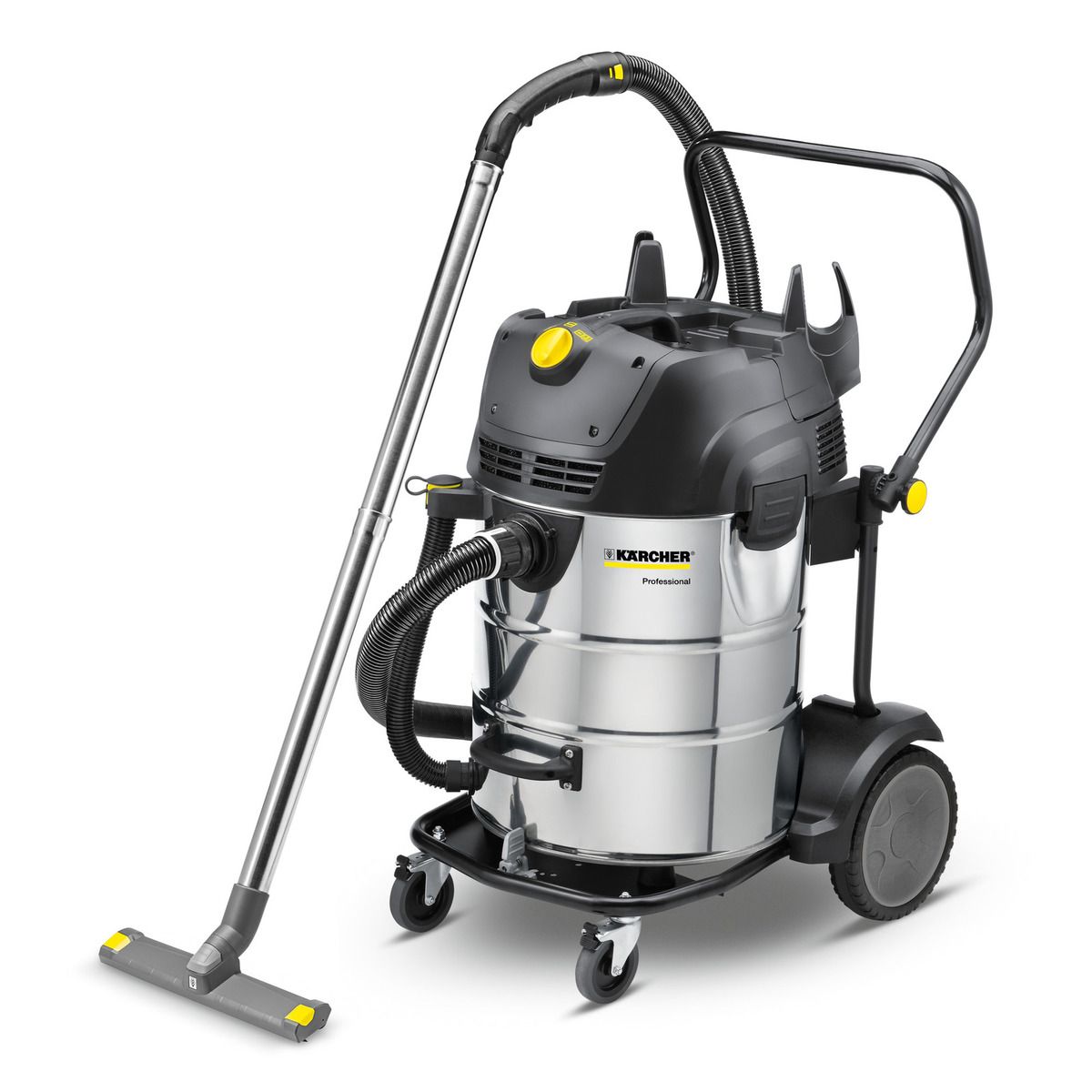 NT 75/2 Tact² Me TC - Aspirateur poussière et eau - Kärcher - Débit d'air 2 x 74 l/s - Cuve 75L en acier inoxydable_0