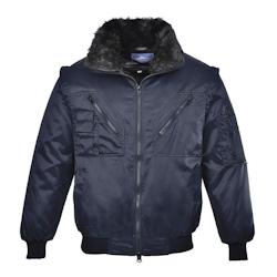 Portwest - Blouson pilote pour homme Bleu Marine Taille 3XL - XXXL bleu 5036108203758_0