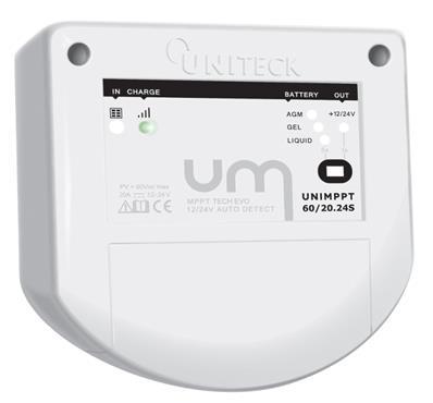 Régulateur de charge solaire 20a mppt 12 et 24v uniteck_0