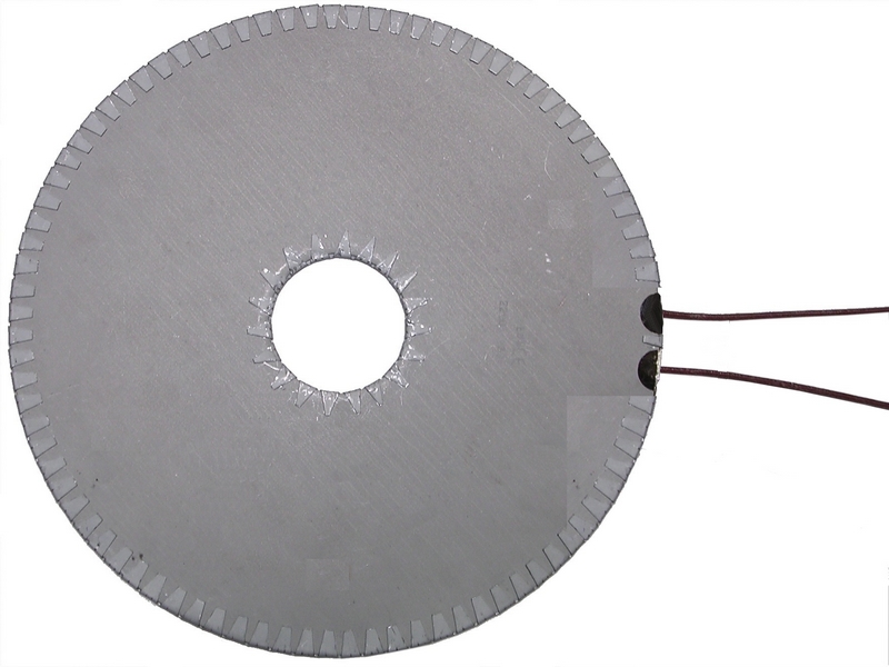 Résistances plates circulaires - Chauffage par conduction - Température max 350°C_0
