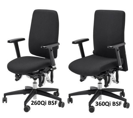 Siège de bureau pivotant, ergonomique avec accoudoirs réglables - 260 qi_0