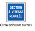Panneau de signalisation d'indication type C51a - formats variés (350 mm à 1500 mm)_0