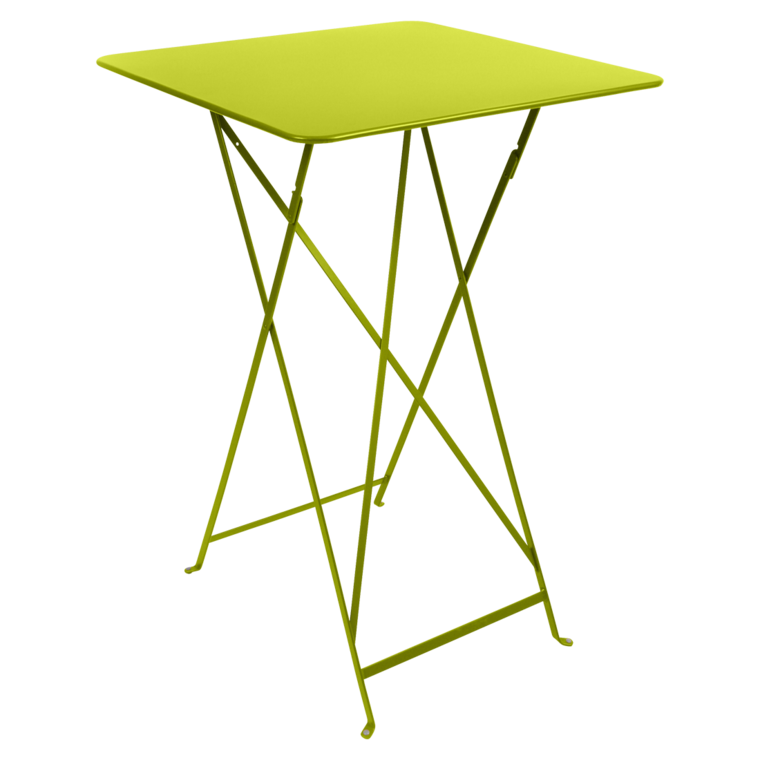 Tables pliantes mange-debout Bistro 71 x 71 cm - verveine - acier, usage extérieur, anti-UV_0