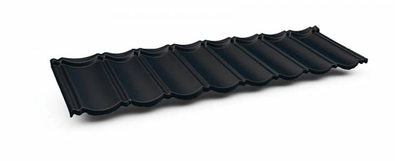 Tuiles en acier de forme galbée classique - Double structure brevetée anti-bruit - METROTILE® Thermolaqué XBOND ACOUSTIC_0