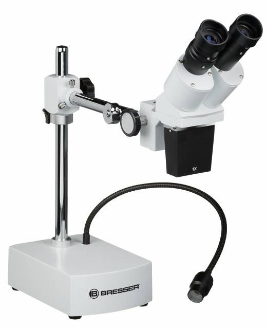 Microscope stéréo BRESSER Biorit ICD +CS 30,5 - Loupe binoculaire avec éclairage DEL 5x à 20x_0
