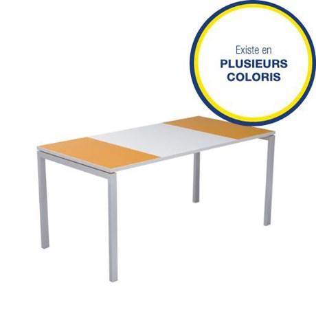 BUREAU BENCH DESIGN SO EASY L. 180 CM (COLORIS AU CHOIX)