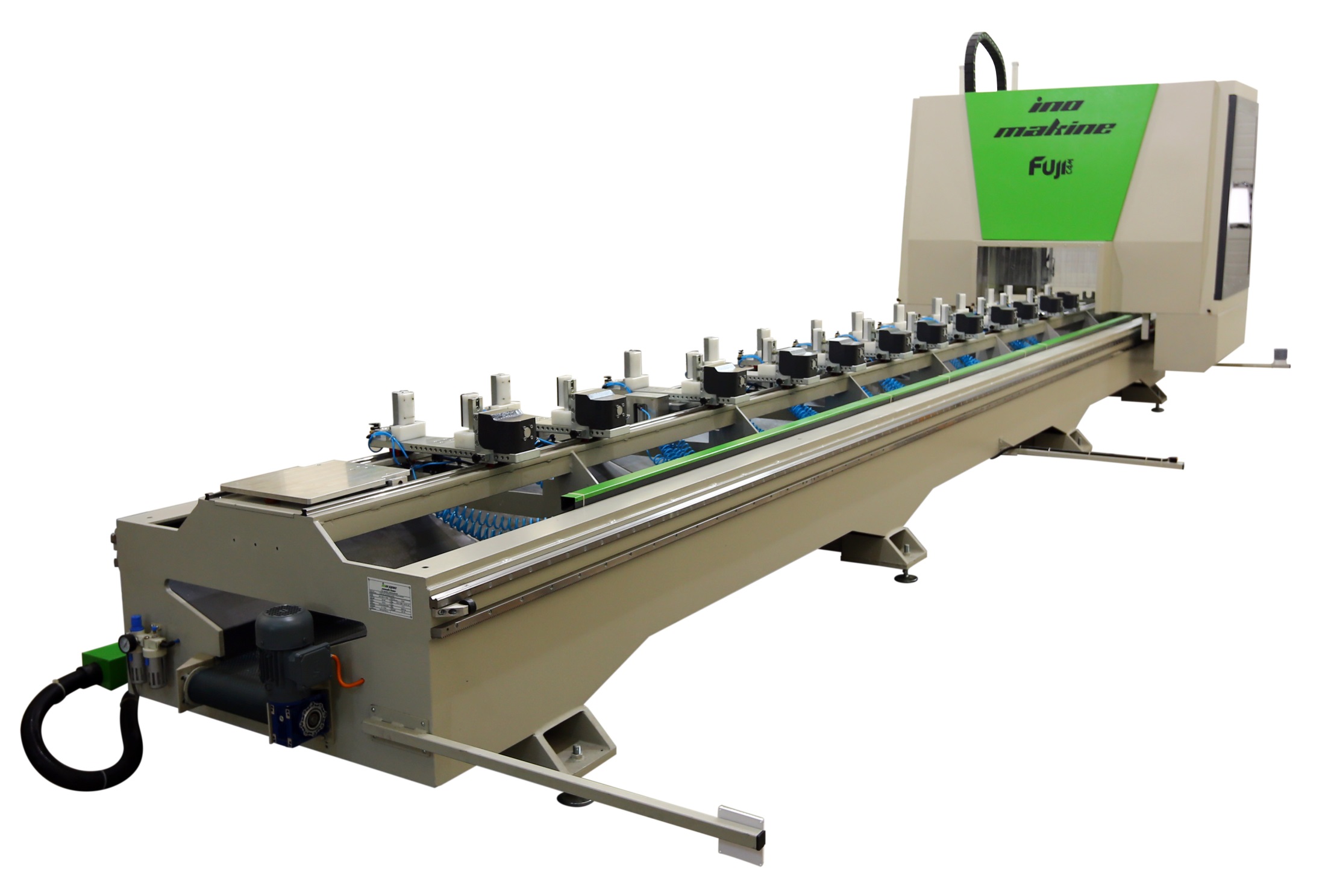 Centre d’usinage 4 axes Fujicam XPA 8000 - CNC Gantry pour profilés aluminium, acier dur et inoxydable_0