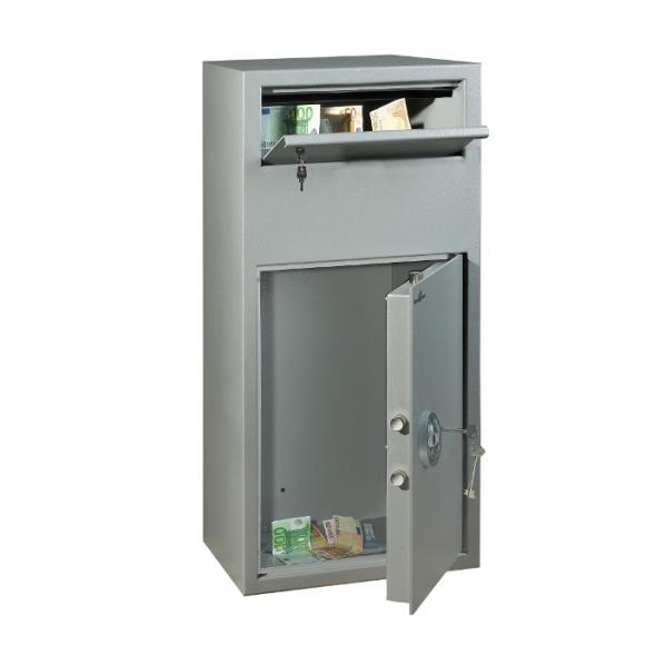 Coffre de dépôt SR 801 - Code ou clé - Classe S1 anti-effraction - Hartmann Tresore_0